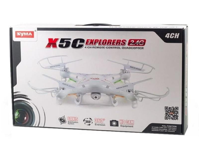 Р/У квадрокоптер Syma X5C 4Gb 2.4G RTF с видеокамерой
