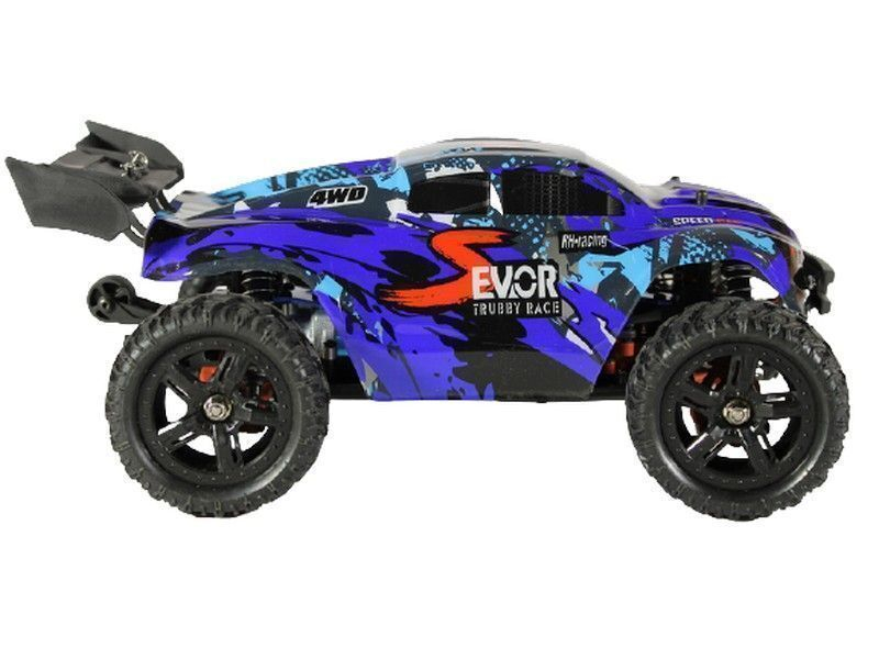 Радиоуправляемая трагги Remo Hobby S EVO-R Brushless UPGRADE V2.0 (синяя) 4WD 2.4G 1/16 RTR