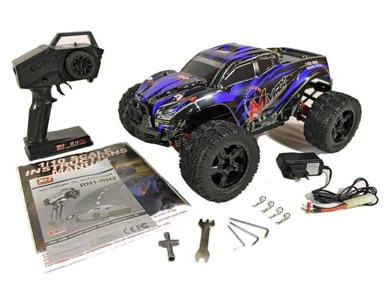 Радиоуправляемый монстр Remo Hobby MMAX Brushless UPGRADE (синий) 4WD 2.4G 1/10 RTR