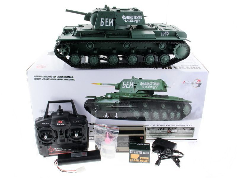 P/У танк Heng Long 1/16 KV-1 (Россия) 2.4G RTR