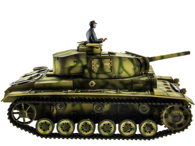 Р/У танк Taigen 1/16 Panzerkampfwagen III (Германия) HC (для ИК танкового боя) 2.4G RTR