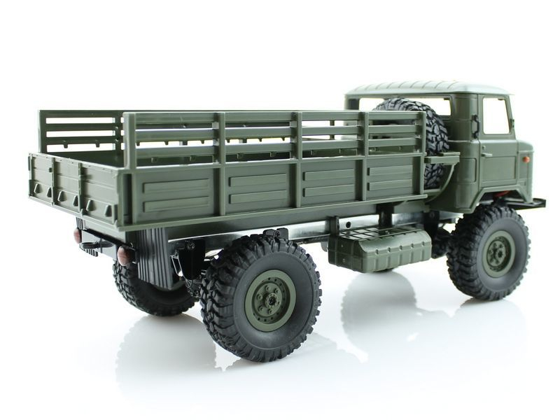 Радиоуправляемая машина WPL ГАЗ-66 грузовая (зеленая) 4WD 2.4G 1/16 KIT