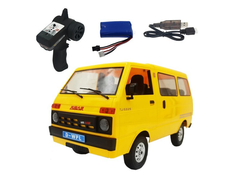 Радиоуправляемый автомобиль WPL минивен (желтый) 2.4G 1/10 RTR