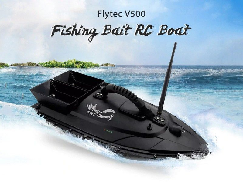Радиоуправляемый катер для рыбалки Flytec V500 2.4G RTR