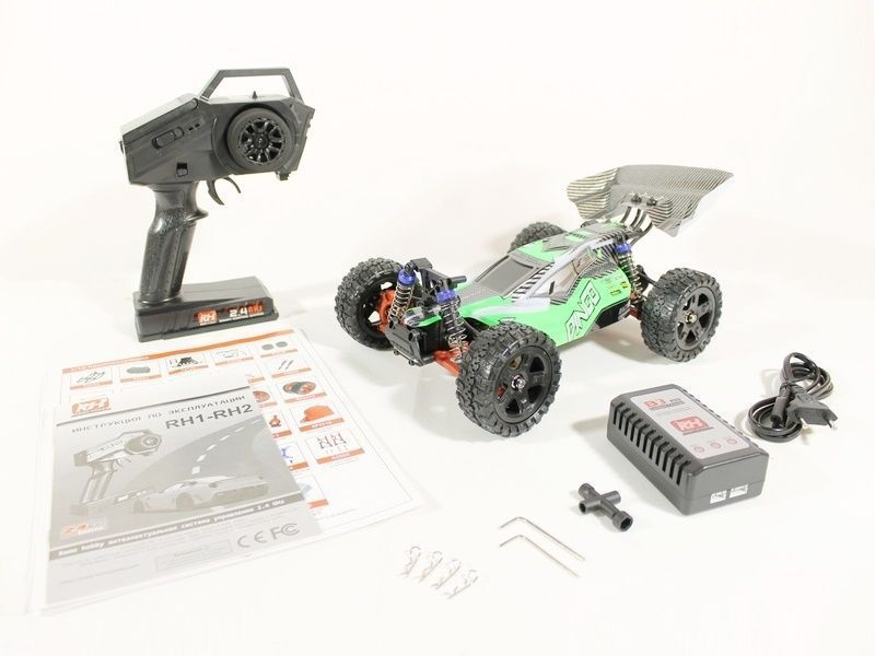 Радиоуправляемая багги Remo Hobby Dingo UPGRADE (зеленая) 4WD 2.4G 1/16 RTR