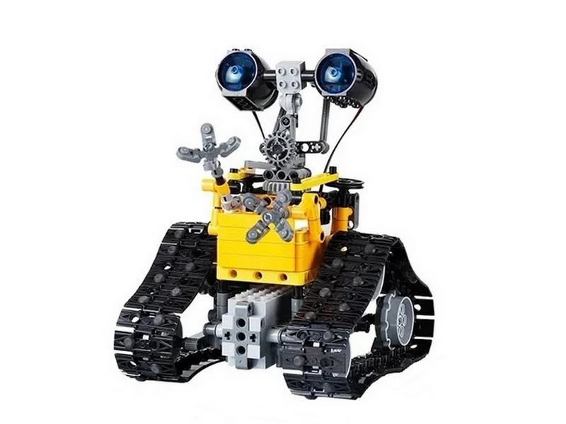 Радиоуправляемый конструктор RCM умный робот, желтый (395 деталей)
