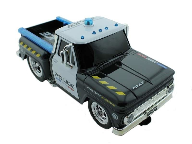 Р/У полицейский пикап из серии "Muscle Сar" 1/16 + свет + звук