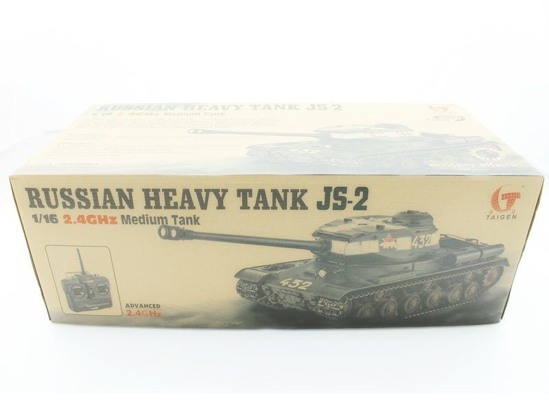 Радиоуправляемый танк Taigen 1/16 ИС-2 модель 1944, СССР, зеленый, 2.4G