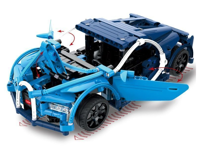 Радиоуправляемый конструктор CADA deTech Бугатти Широн (419 деталей)