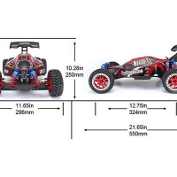 Радиоуправляемая багги Remo Hobby Scorpion Brushless (синяя) 4WD 2.4G 1/8 RTR