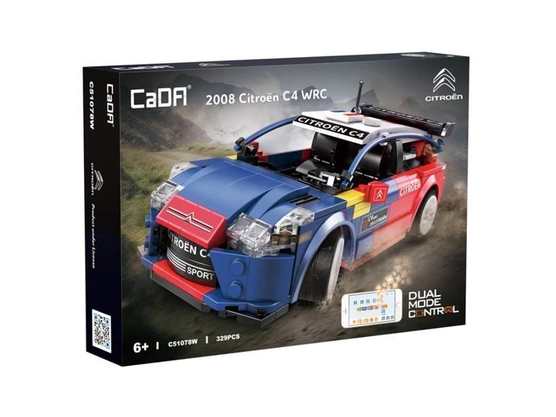 Радиоуправляемый конструктор CADA раллийный автомобиль Citroën C4WRC 1/20 (329 деталей)