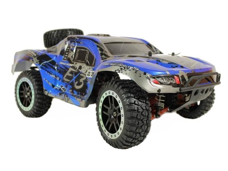 Радиоуправляемый шорт-корс Remo Hobby EX3 Brushless UPGRADE (синий) 4WD 2.4G 1/10 RTR