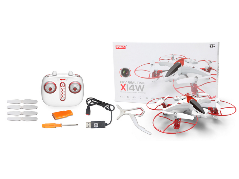 Р/У квадрокоптер Syma X14WPRO с FPV трансляцией Wi-Fi, камера 2Мп, 2.4G RTF