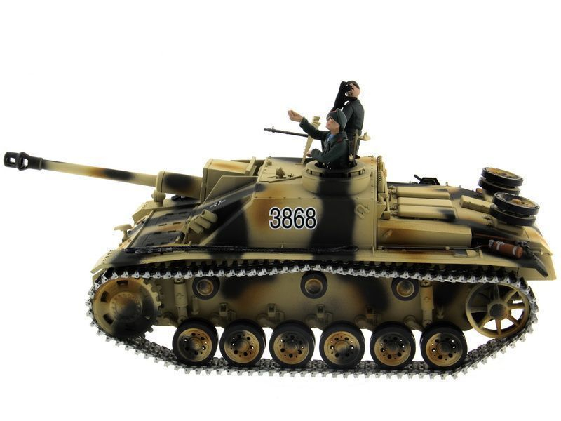 Радиоуправляемый танк Taigen 1/16 SturmgeschutzIIIausf.gsd.kfz. (Германия) HC версия 2.4G RTR