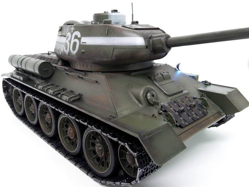 Р/У танк Taigen 1/16 T34-85 (СССР) 2.4G (зеленый)