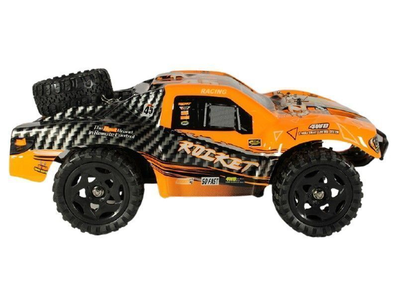 Радиоуправляемый шорт-корс Remo Hobby Rocket V2.0 (оранжевый) 4WD 2.4G 1/16 RTR