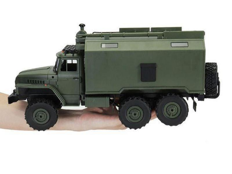 Радиоуправляемая машина WPL УРАЛ (зеленый) 6WD 2.4G 1/16 RTR