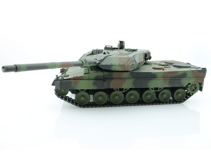 Радиоуправляемый танк Taigen 1/16 Leopard 2 A6 (Германия) САМО 2.4G RTR, деревянная коробка