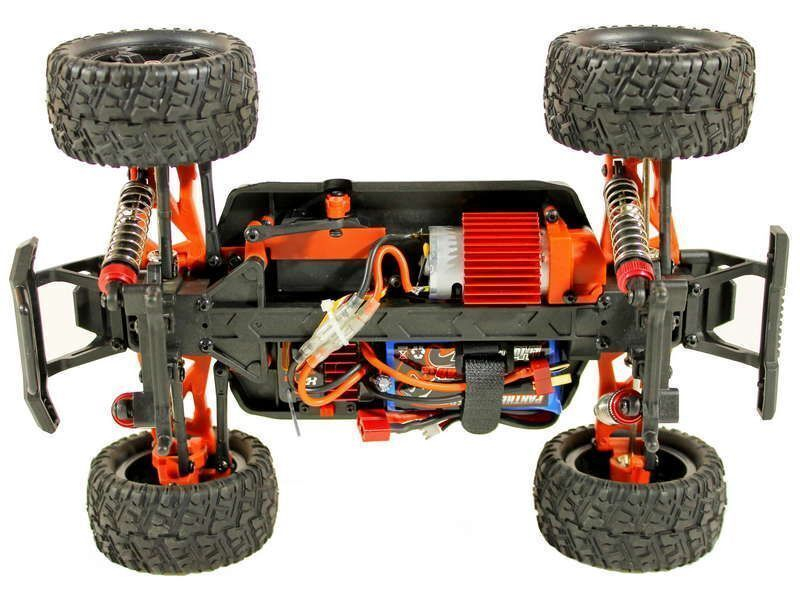 Радиоуправляемый монстр Remo Hobby SMAX UPGRADE (синий) 4WD 2.4G 1/16 RTR