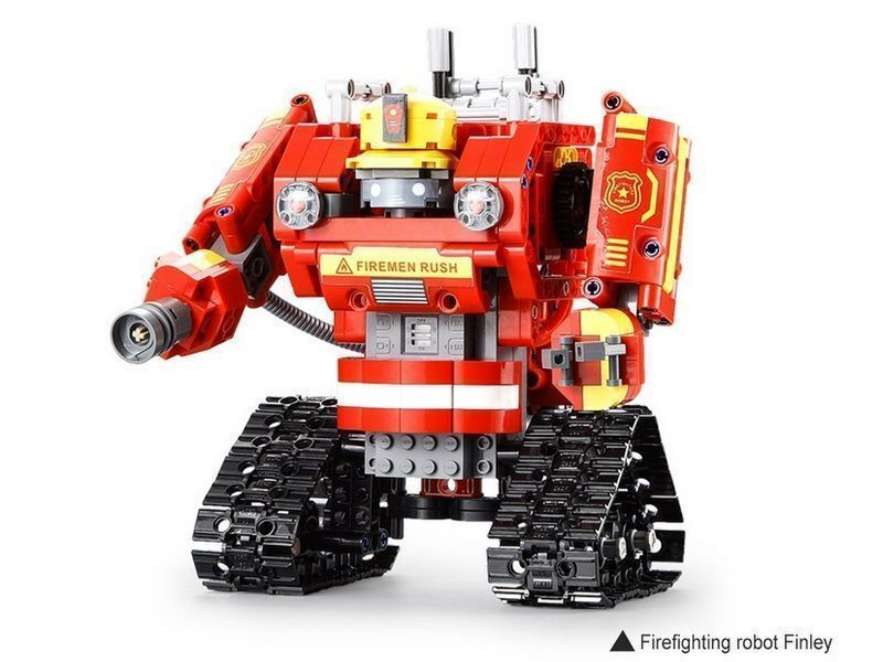 Радиоуправляемый конструктор CADA 2 в 1 пожарный робот-трансформер (538 деталей)