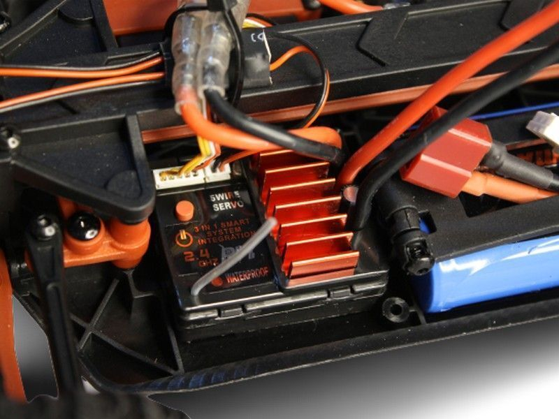 Радиоуправляемая трагги Remo Hobby S EVO-R UPGRADE V2.0 (синяя) 4WD 2.4G 1/16 RTR