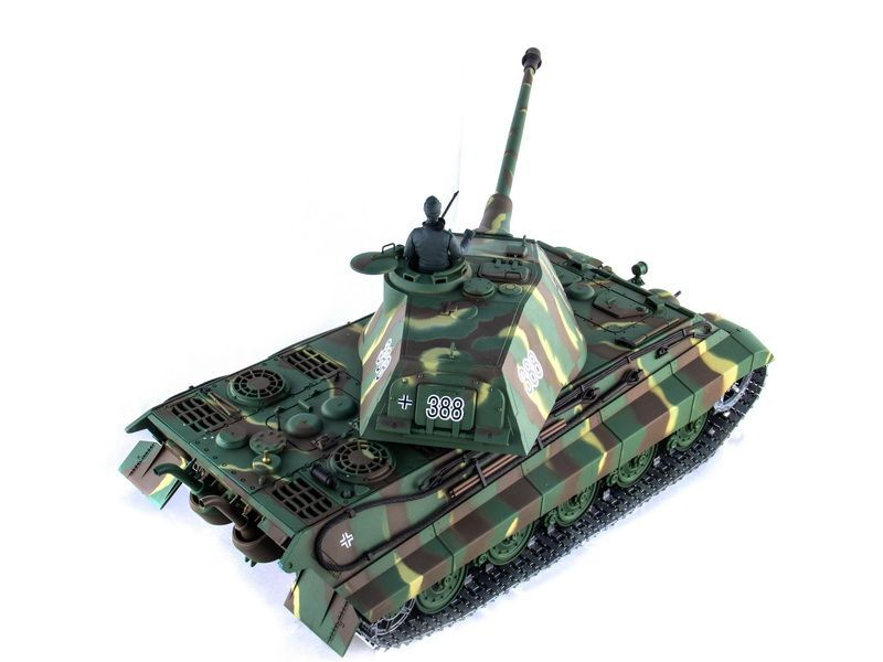 Р/У танк Heng Long 1/16 KingTiger (Германия) 2.4G RTR PRO красно-коричневый