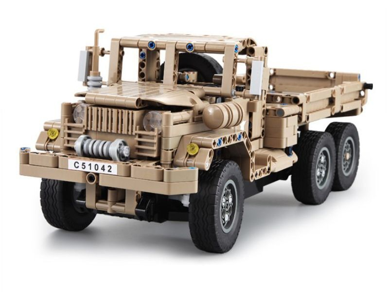Радиоуправляемый конструктор CADA deTech военный грузовик (545 деталей)