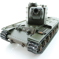 Радиоуправляемый танк Torro КВ-2 1/16 2.4G, СССР, зеленый, ВВ-пушка, деревянная коробка