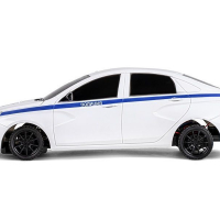 Радиоуправляемая машина AUTODRIVE Lada Vesta полиция, 1/16, белый, 40MHz, в/к 35*16,5*12,5см