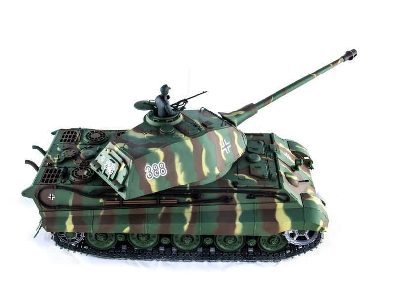 Р/У танк Heng Long 1/16 KingTiger (Германия) 2.4G RTR PRO красно-коричневый