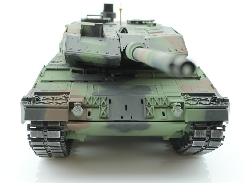Р/У танк Taigen 1/16 Leopard 2 A6 (Германия) (для ИК танк. боя) САМО 2.4G RTR, деревянная коробка