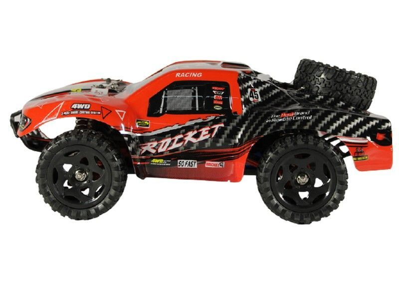 Радиоуправляемый шорт-корс Remo Hobby Rocket UPGRADE V2.0 (красный) 4WD 2.4G 1/16 RTR