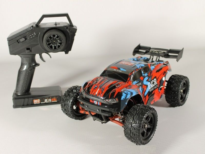 Радиоуправляемая трагги Remo Hobby S EVO-R Brushless UPGRADE V2.0 (красный) 4WD 2.4G 1/16 RTR