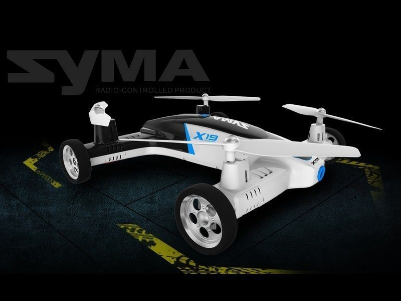 Р/У квадрокоптер Syma X19W Летающая машина с FPV трансляцией Wi-Fi 6-AXIS 2.4G RTF