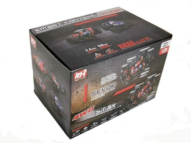 Радиоуправляемая трагги Remo Hobby S EVO-R (синий) 4WD 2.4G 1/16 RTR