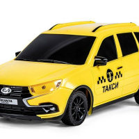 Радиоуправляемая машина AUTODRIVE Lada Granta такси, 1/16, желтый, 40MHz, в/к 34*15*13,5см