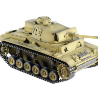 Р/У танк Taigen 1/16 Panzerkampfwagen III (Германия) дым, свет V3 2.4G RTR пустыня