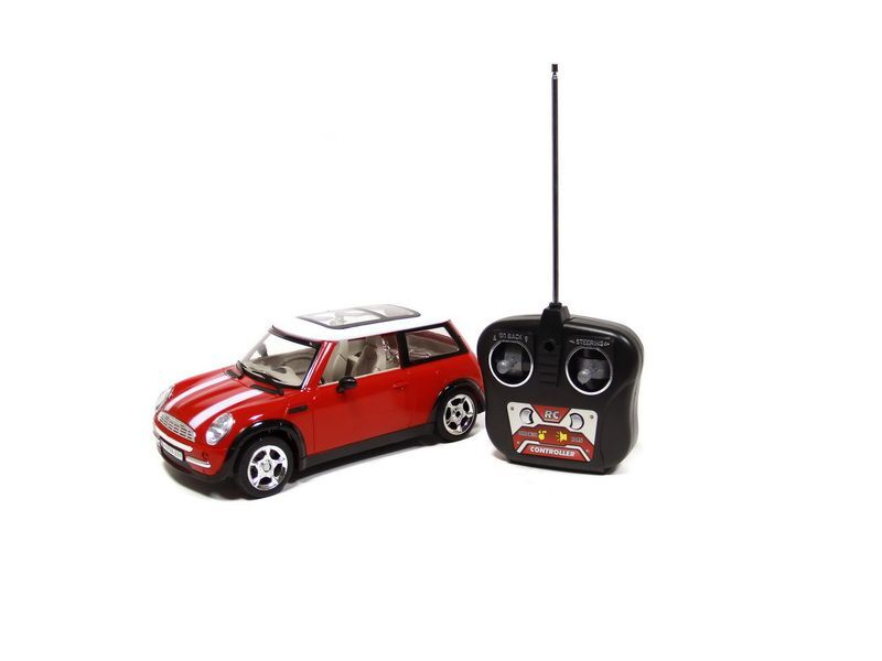 Р/У машина HQ Mini Cooper 1/14 cвет, сигнализация + акб