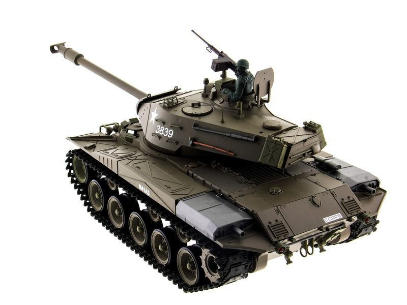 Р/У танк Heng Long 1/16 Walker Bulldog - M41A3 Бульдог 2.4G RTR