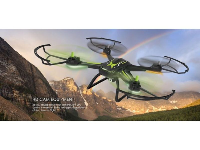 Р/У квадрокоптер Syma X54HC HD видео 4Gb, барометр 2.4G RTF