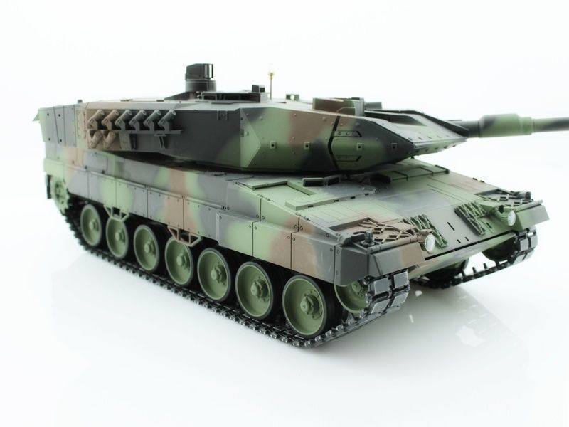 Радиоуправляемый танк Taigen 1/16 Leopard 2 A6 (Германия) САМО 2.4G RTR, деревянная коробка