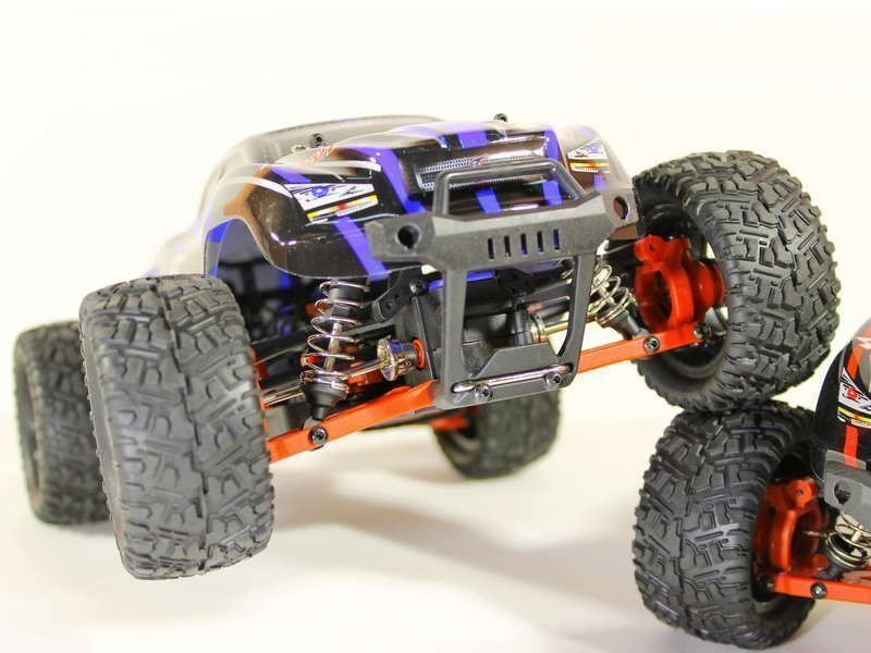 Радиоуправляемый монстр Remo Hobby SMAX UPGRADE (синий) 4WD 2.4G 1/16 RTR