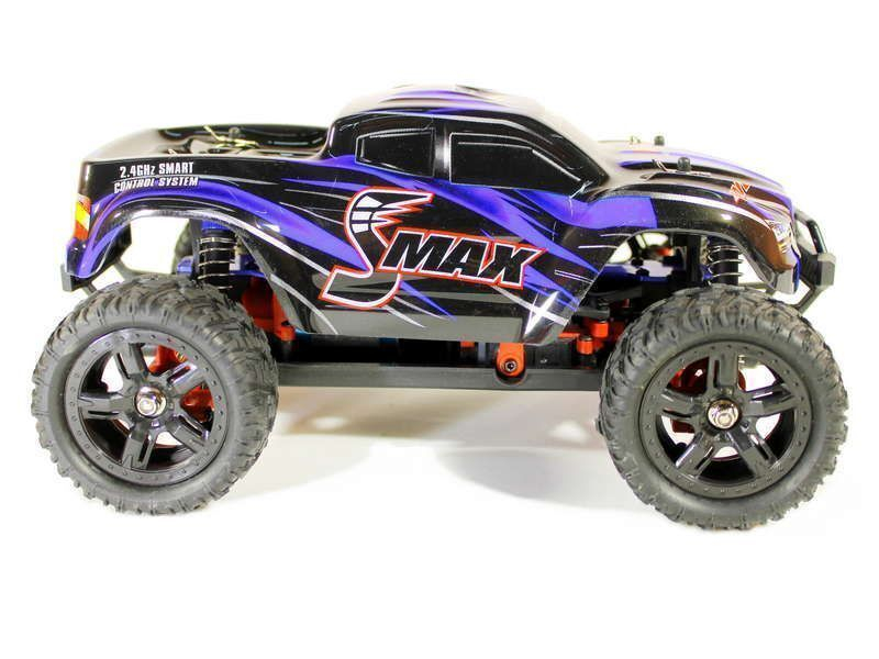 Радиоуправляемый монстр Remo Hobby SMAX UPGRADE (синий) 4WD 2.4G 1/16 RTR