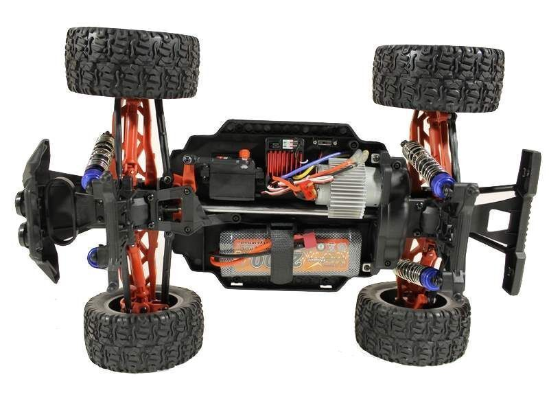 Радиоуправляемый монстр Remo Hobby MMAX UPGRADE (красный) 4WD 2.4G 1/10 RTR
