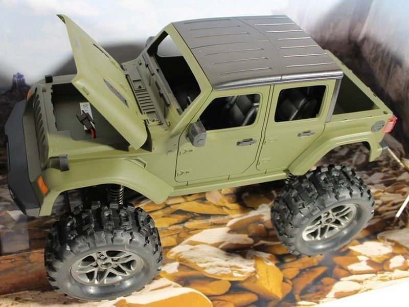 Радиоуправляемый краулер Double Eagle JEEP 1:14 4WD 2.4G (кузов пикап)