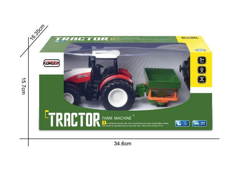Р/У фермерский трактор Korody с поливалкой 1/24 2.4G 6CH RTR