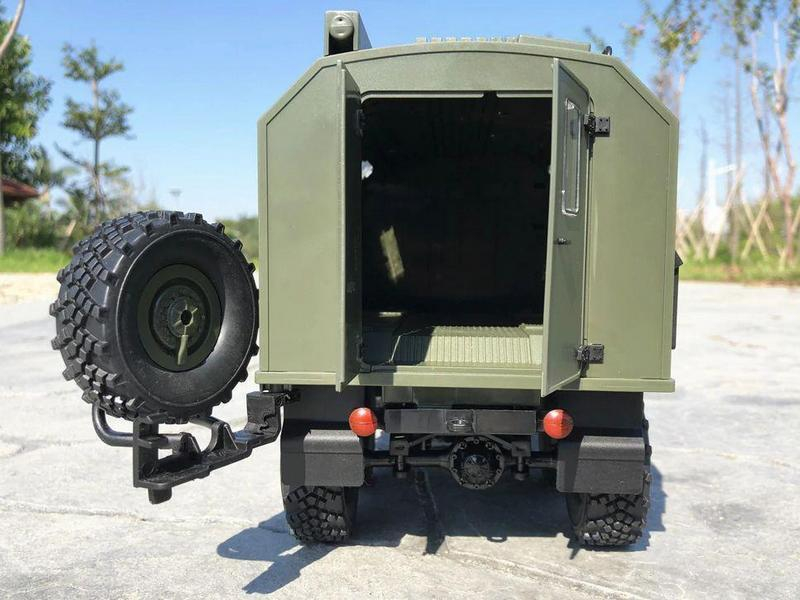 Радиоуправляемая машина WPL УРАЛ (зеленый) 6WD 2.4G 1/16 RTR