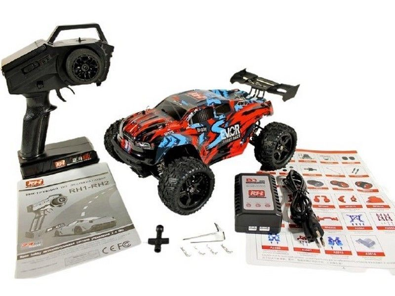 Радиоуправляемая трагги Remo Hobby S EVO-R Brushless (красная) 4WD 2.4G 1/16 RTR