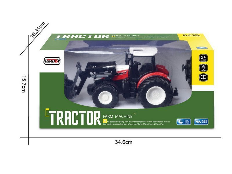 Р/У фермерский трактор Korody с отвалом 1/24 2.4G 6CH RTR