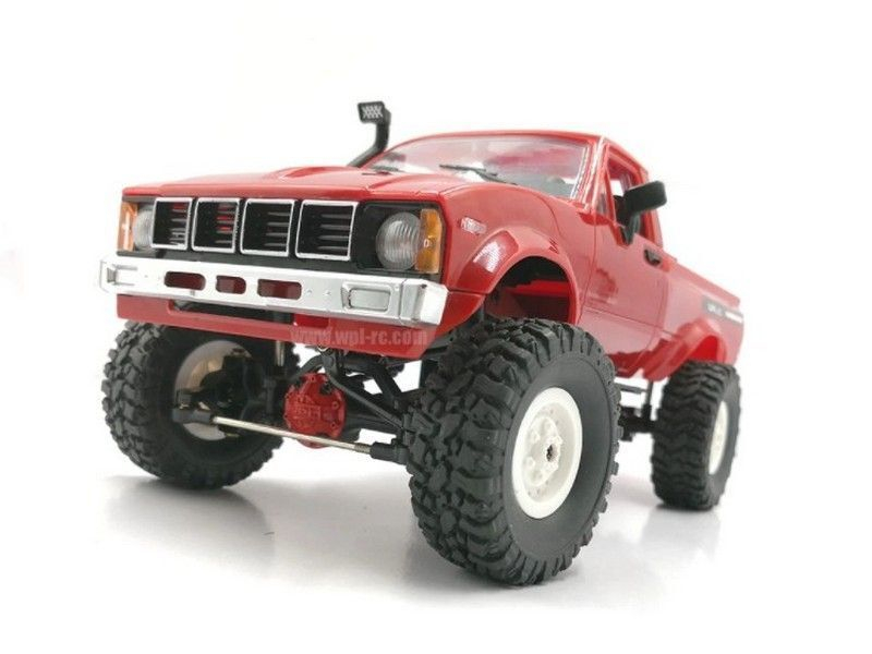 Радиоуправляемая машина WPL пикап Hilux (красная) 4WD 2.4G 1/16 KIT